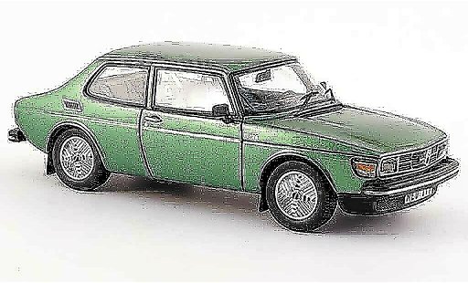 Saab 99 Turbo 1/43 Neo verde modellini auto
