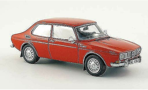 Saab 99 Base 1/43 Neo Saloon rosso modellini auto
