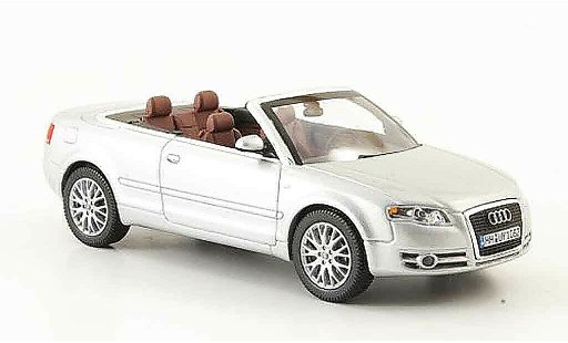 Audi A4 cabriolet 1/43 Norev grigio metallisee 2006 modellini auto