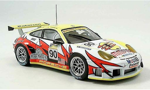 Porsche 911 GT3 RSR 1/43 Ebbro No.90 White Lightning Le Mans 2005 modellini auto