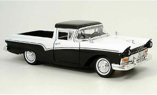 Ford Ranchero Berline 1/18 Yat Ming nero/bianco 1957 modellini auto