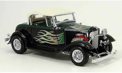 Ford Hot Rod 1932 1/18 Yat Ming roadster street rod verde/nero avec flammen modellini auto