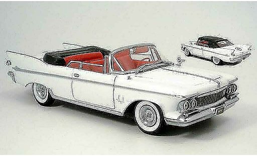 Chrysler Imperial Convertible 1/18 Yat Ming crown convertibile bianco 1961 modellini auto