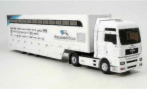 Bmw F1 transporteur 1/43 Eligor 2006 MAN TG XXL Renntransporter Williams modellini auto