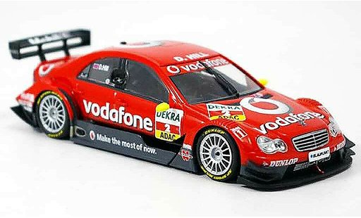 Mercedes Classe C DTM 1/43 Minichamps Damon Hill Team Vodaphone 2006 modellini auto
