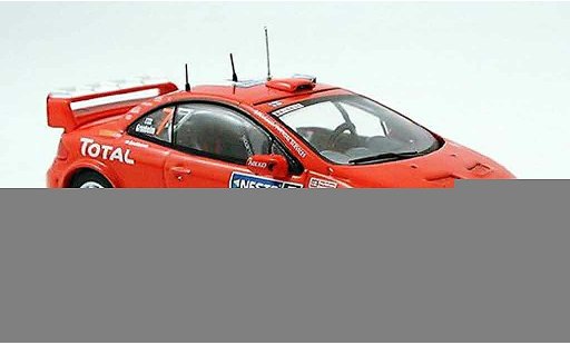 Peugeot 307 WRC 1/43 IXO no.7 gronholm vincitore rallye finnland 2005 modellini auto