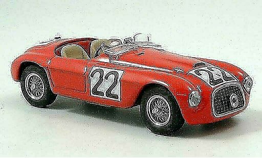 Ferrari 166 MM 1/43 IXO No.22 vincitore 24h Le Mans modellini auto
