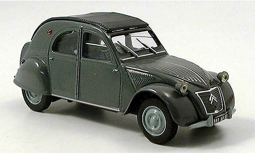 Citroen 2CV Berline 1/43 Norev grigio ferme toit rabattable modellini auto