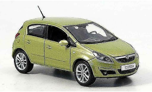 Opel Corsa Base 1/43 Norev verde 5 turer 2006 modellini auto