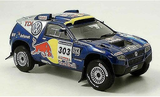 Volkswagen Touareg Dakar 1/43 Norev race no.303 rallye 2006 modellini auto