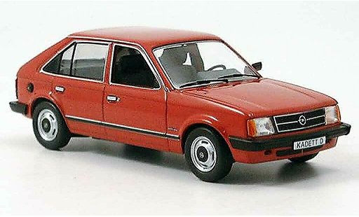 Opel Kadett D Base 1/43 Schuco rosso 1979 1984 modellini auto