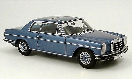 Mercedes 280 1968 1/18 Autoart c strichachter coupe blu modellini auto