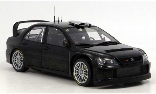 Mitsubishi Lancer Evolution IX 1/18 Autoart wrc nero plain body version 2005 modellini auto