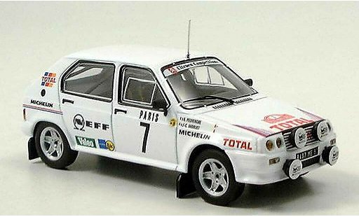 Citroen Visa course 1/43 IXO 1000 No.7 Rally Monte Carlo 1985 Andruet/Peuvergne modellini auto