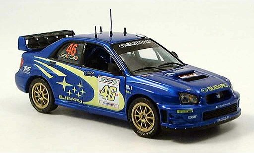 Subaru Impreza WRC 1/43 IXO valentino ross rallye monza 2005 modellini auto