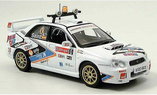 Subaru Impreza WRX 1/43 IXO sainz moya portugal 2005 modellini auto