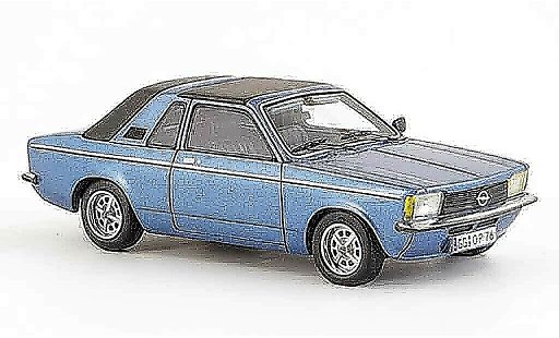Opel Kadett C Aero 1/43 Neo blu chiuso 1978 modellini auto