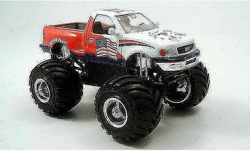Ford F-150 Pickup 1/43 Yat Ming F 150 Monster Truck bianco rosso 1997 modellini auto