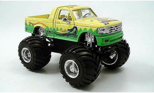 Ford F-150 Pickup 1/43 Yat Ming F 150 Monster Truck giallo verde 1995 modellini auto