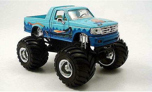 Ford F-150 Pickup 1/43 Yat Ming F 150 Monster Truck blu 1995 modellini auto