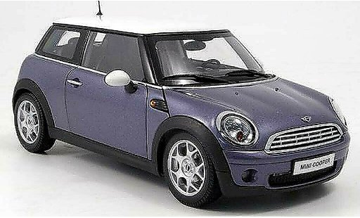Mini Cooper D 1/18 Kyosho blu/bianco modellini auto