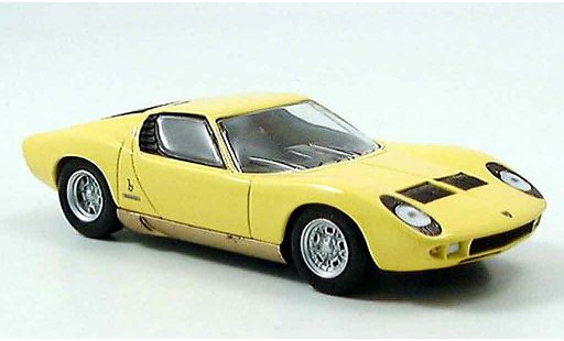 Lamborghini Miura Base 1/43 Del Prado giallo modellini auto