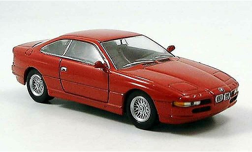 Bmw 850 coupe 1/43 Del Prado i rosso modellini auto