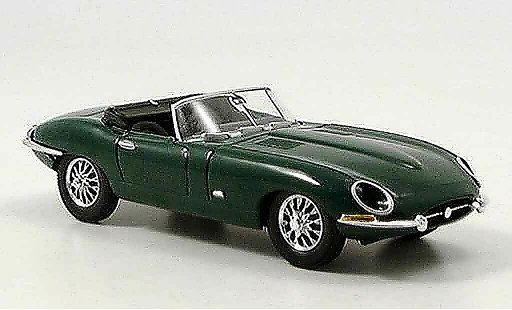 Jaguar E-Type Base 1/43 Del Prado verde modellini auto