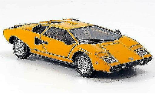 Lamborghini Countach LP 400 1/43 Kyosho orange modellini auto