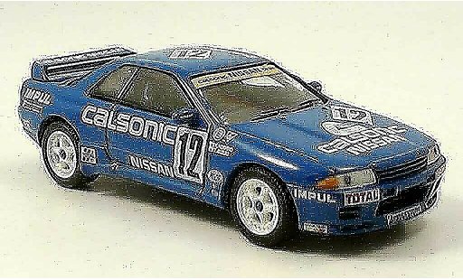 Nissan Skyline R32 1/43 Del Prado GT R No.12 blu modellini auto
