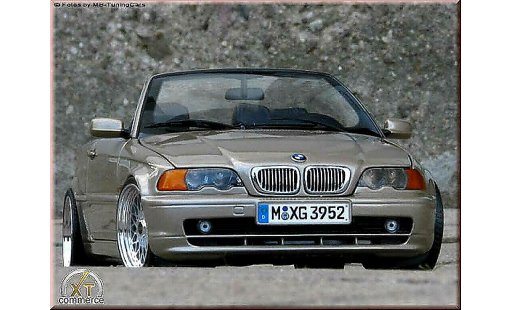 Bmw 328 cabriolet 1/18 Kyosho E46 ci champagne jantes 19 pouces bbs modellini auto