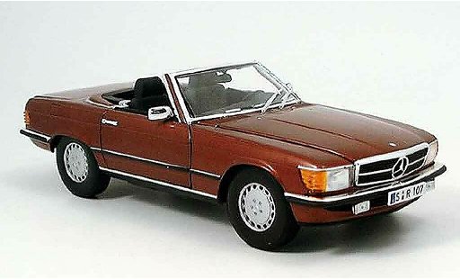 Mercedes 350 Base 1/18 Norev (r 107) rosso modellini auto