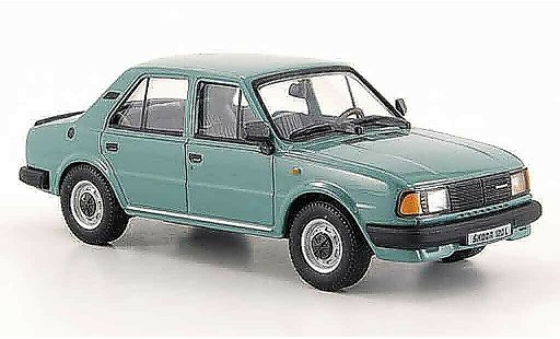 Skoda 120 Base 1/43 Abrex l grigio verde 1986 modellini auto
