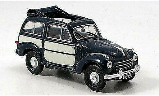 Fiat 500 C 1/43 Norev Belvedere blu 1952 modellini auto