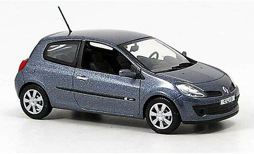Renault Clio Base 1/43 Norev iii blugrigio 3 turer modellini auto