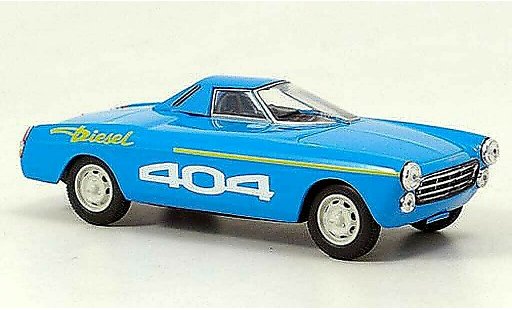 Peugeot 404 Diesel 1/43 Norev Rekord blu 1965 modellini auto