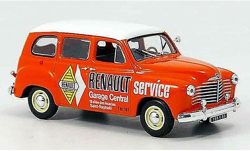 Renault Colorale Base 1/43 Norev service orange bianco modellini auto