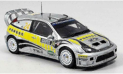 Ford Focus RS WRC 1/43 IXO No.24 Rally Akropolis 2005 modellini auto