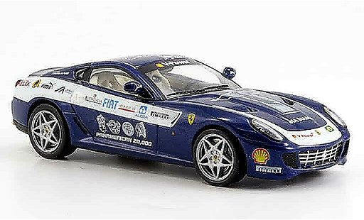 Ferrari 599 GTB 1/43 IXO panamericana blu 2006 modellini auto