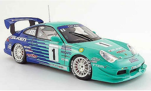 Porsche 911 GT3 1/18 Autoart Cup no.1 falken super taikyu 2005 modellini auto