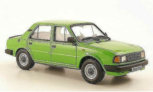 Skoda 120 Base 1/43 Abrex L verde 1986 modellini auto