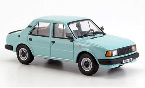 Skoda 120 Base 1/43 Abrex L turchese 1986 modellini auto