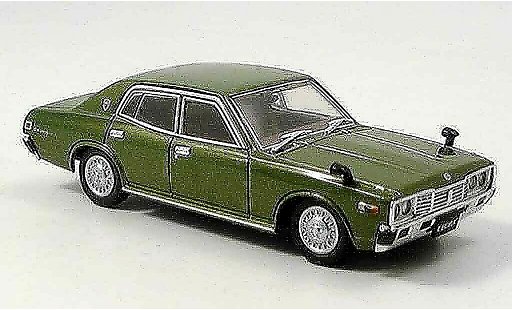 Nissan Cedric 330 Base 1/43 Aoshima verde 1977 modellini auto