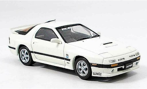 Mazda RX7 1985 1/43 Aoshima bianco modellini auto