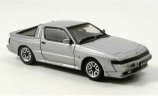 Mitsubishi Starion GSR VR 1/43 Aoshima grigio metallisee 1988 modellini auto