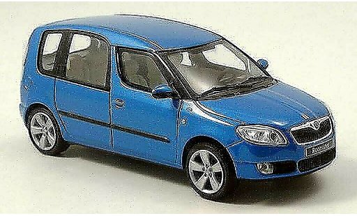 Skoda Roomster Base 1/43 Abrex blu 2006 modellini auto