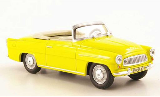 Skoda Felicia Roadster 1/43 Abrex giallo modellini auto