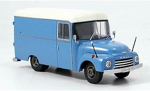 Opel Blitz Type A 1/43 Premium Cls 175 furgonewagen blu beige modellini auto