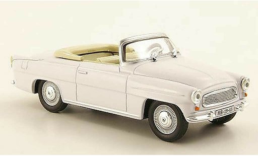 Skoda Felicia Roadster 1/43 Abrex bianco modellini auto