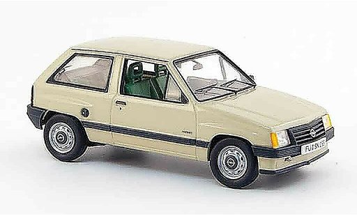 Opel Corsa A Base 1/43 Schuco a beige 1982 modellini auto